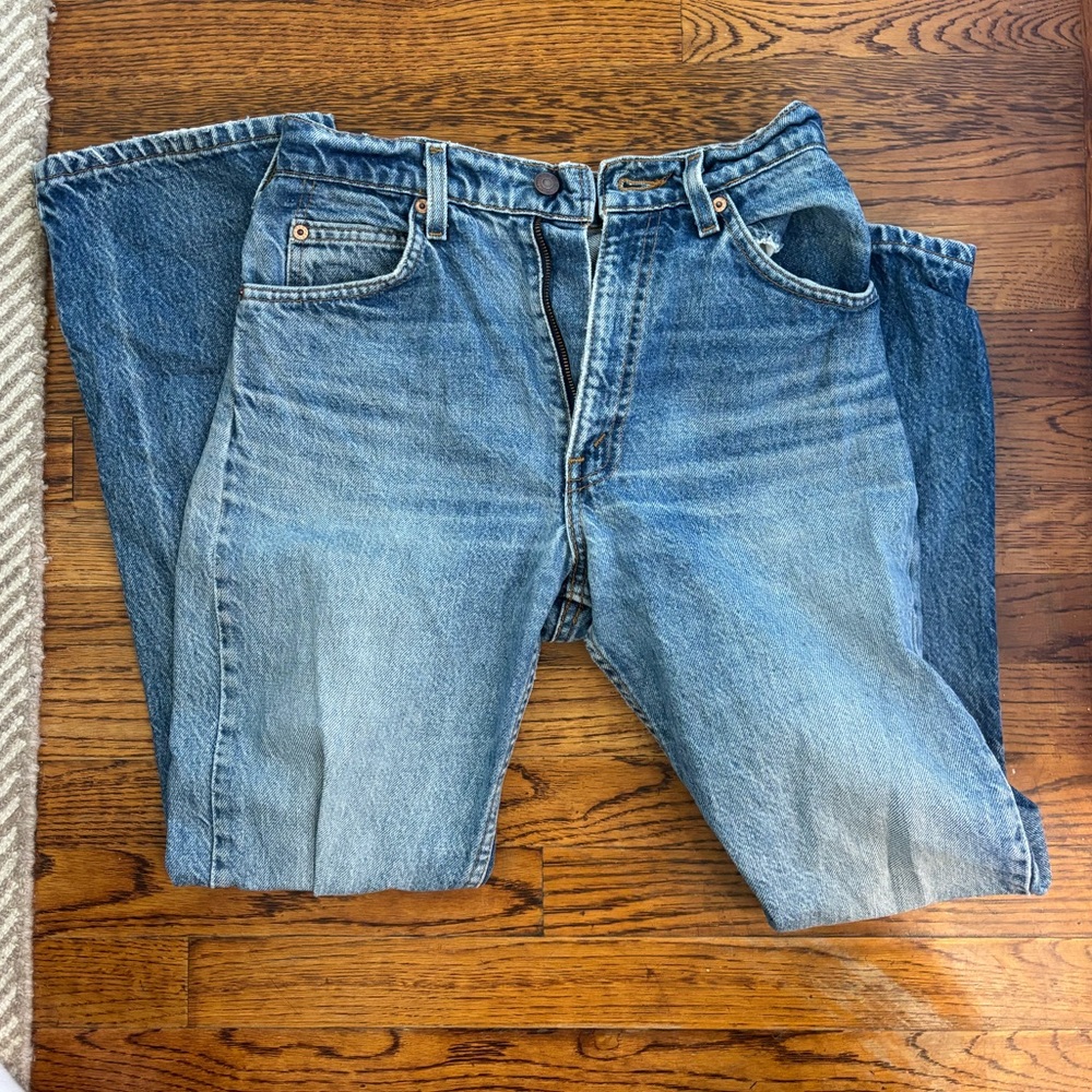 Levi's vintage 517 Boot Cut Jeans Orange Tab